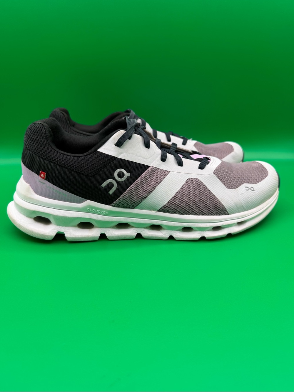On Cloud Women’s Heron Black Cloudrunner Sneakers Shoes 46.98841 SZ 10